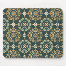 Impressão corajoso antigo Mousepad do vintage