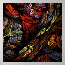 Impressão da arte abstracta da harmonia da cor