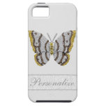 Impressão da borboleta do diamante personalizado capa de iPhone 5 Case-Mate