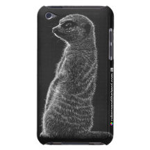 impressão da edição limitada do meerkat na capa do capa iPod barely there