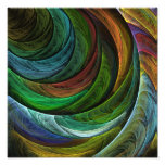 Impressão da foto da arte abstracta da glória da c