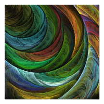 Impressão da foto da arte abstracta da glória da c
