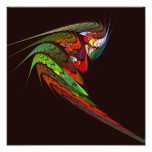 Impressão da foto da arte abstracta do camaleão