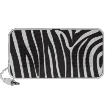 Impressão da zebra caixinhas de som de viagem