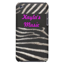 Impressão da zebra capa iPod touch