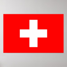 Impressão das canvas com a bandeira da suiça