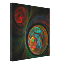 Impressão das canvas da arte abstracta do renascim impressão de canvas envolvida
