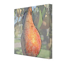Impressão das canvas de arte da árvore de pera impressão de canvas esticadas