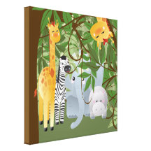 Impressão das canvas dos animais do safari de selv impressão em canvas