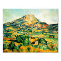 Impressão de Cezanne Mont Sainte-Victoire Artes De Fotos