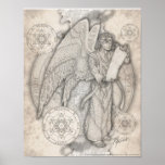 Impressão de Metatron do arcanjo