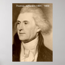 Impressão de Thomas Jefferson