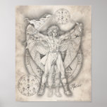 Impressão de Uriel do arcanjo