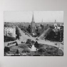 Impressão do círculo 1900   de Thomas