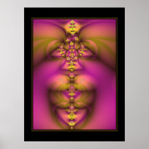 Impressão do Fractal da abelha de rainha