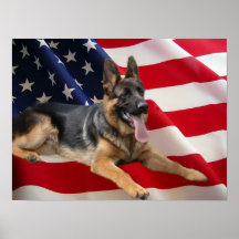 Impressão do german shepherd