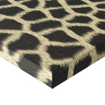 impressão do girafa impressão de canvas envolvidas