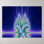 Impressão do poster: Arte do Fractal de Lyra do la
