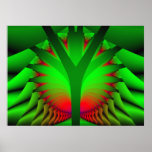 Impressão do poster: Árvore do Fractal