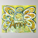 Impressão do poster da arte de Amor da palavra do 