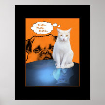 IMPRESSÃO DO POSTER DA ARTE DO CAT