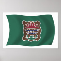 Impressão do poster da bandeira do tribo de Abenak