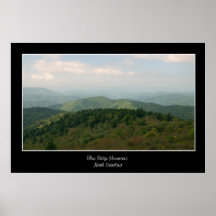 Impressão do poster de Blue Ridge Mountains