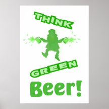 Impressão do poster do dia de St Patrick