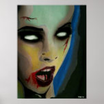 Impressão do poster do zombi