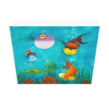Impressão duvidoso duvidoso das canvas impressão de canvas esticadas
