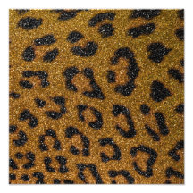 Impressão feminino do ouro e da chita do brilho do foto arte