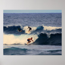Impressão havaiano dos surfistas