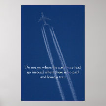 Impressão inspirador do avião de passageiros do ja