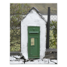 Impressão irlandês da foto do correio