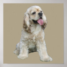 Impressão irresistível de cocker spaniel