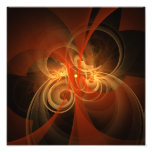 Impressão mágico da foto da arte abstracta da manh