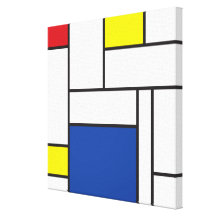 Impressão minimalista das canvas de arte de Mondri Impressão Em Canvas