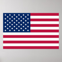 Impressão quadro com a bandeira dos EUA