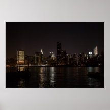 Impressão quadro skyline de Manhattan