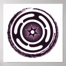 Impressão (roxo) da roda de Hecate