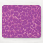 Impressão roxo do leopardo mousepad