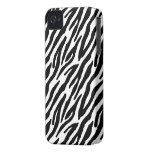 Impressão Sassy da zebra Capas iPhone 4