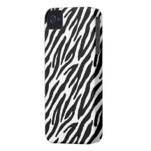 Impressão Sassy da zebra Capas iPhone 4