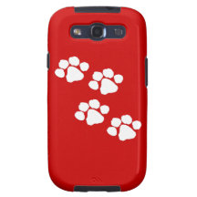 Impressões animais da pata samsung galaxy s3 capas