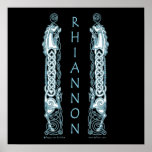 Impressões celtas da arte de Rhiannon Pôsteres