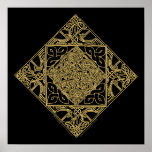 Impressões celtas da arte dos pássaros de Knotwork Impressão