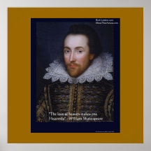 "Impressões do poster do amor celestial" de Shakes