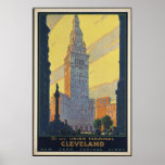 Impressões retros do anúncio do poster das viagens