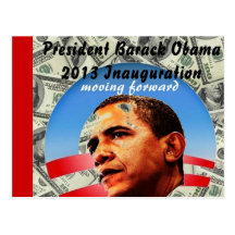 Inauguração 2013 do presidente Barack Obama Cartões Postais