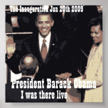 Inauguração 20/1/2009 do presidente Barack Obama Posters